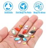 Unique Bargains Acrylic Horse Eye DIY Jewelry Craft Embellishments Marquise Gems 100 Pcs 0.59" x 0.28" - 4 of 4