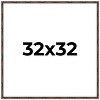 PosterPalooza | 32x32 Bamboo Picture Frame, UV Acrylic, 4 Finishes - Brown, Black, Gold, and Natural - 2 of 4