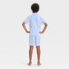 Boys' Sonic the Hedgehog 2pc Short Sleeve Baseball Jersey Coat Pajama Set - White - 2 of 4