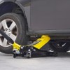 VEVOR Low Profile Floor Jack 2 Ton (4400 lbs), Heavy Duty Iron Hydraulic Racing Floor Jack, Hydraulic Car Jack, Dual Piston Quick Lift Pump (Yellow) - 2 of 4