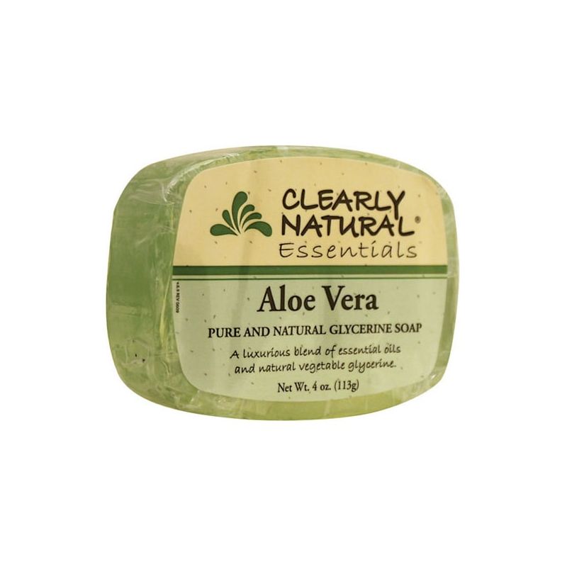 Clearly Natural Glycerine Bar Soap Aloe Vera 4oz Bar(s), 1 of 3