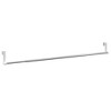 vidaXL Curtain Rails 2 Pcs White and Silver 23.6"-41.3" Aluminum - 3 of 4