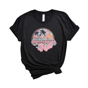 Simply Sage Market Women's Retro Aloha Short Sleeve Graphic Tee - 1 of 3