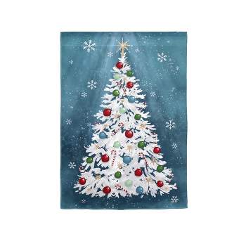 Briarwood Lane Christmas Tree Snowman Garden Flag Chickadee Snowf : Target