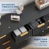 Modern 10-Drawer Dresser with Fluted Texture, Wide Wood Chest for Bedroom Storage & TV Stand, 59 Inch Wide, Anti-Tip Kit Included - 2 of 4