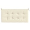vidaXL Garden Bench Cushion Cream Oxford fabric (100% polyester) - 4 of 4