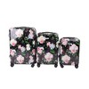 Mirage Luggage Gemma 3-Piece ABS Hardshell Lightweight Set with 360° Dual Spinning Wheels and Combo Lock - 2 of 4