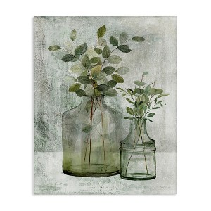 Stupell Industries Plant Botanical Bunches Country Vase Potted Plant Painting, 30" x 40" - 1 of 4
