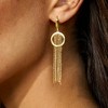 Ross-Simons Italian 14kt Yellow Gold Open-Space Circle Fringe Drop Earrings - 4 of 4