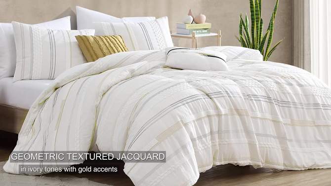 Riverbrook Home 5pc Whitten Comforter Bedding Set Yellow, 2 of 7, play video