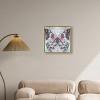 Art Remedy Shining Butterfly Colorful buterfly and flowers wall art Framed - 2 of 4