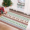 GustoWave Snowflake Christmas Holiday Decorative Area Rug for Bedroom Living Room, Colorful - 2 of 4