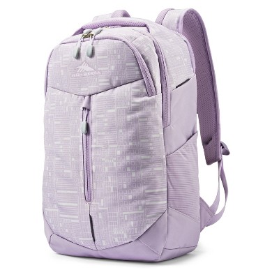 high sierra backpack purple