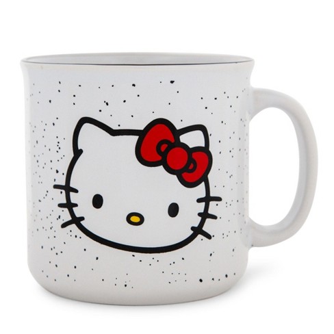 Silver Buffalo Sanrio Hello Kitty Speckled Ceramic Camper Mug