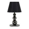 Lalia Home 19.29" Modern and Fashionable Stacked Ball Table Lamp Black - 3 of 4