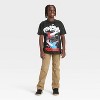 Boys' Pokémon Legendary Eon Duo Latios and Latias Oversized Short Sleeve Graphic T-Shirt - Black - 4 of 4
