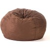 NicBex 5 Ft High-Density Shredded Foam Bean Bag Chair with Removable Microsuede Cover for Kids and Adults - 2 of 4