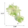 Unique Bargains Flowers Pattern Hair Clip 5.31"x3.94" Bud Green 1 Pc - 4 of 4