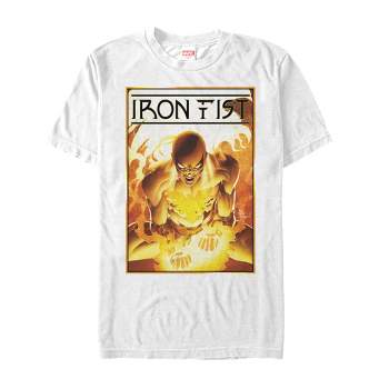 Men's Marvel Iron Fist Four Square T-shirt : Target