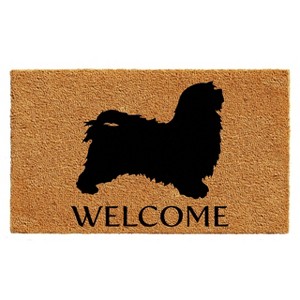 Calloway Mills AZ105682436 Havanese Doormat 24 In. x 36 In. Natural/Black - 1 of 4