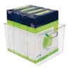 mDesign Plastic Office Supply Organizer Storage Bins with Handles - 4 of 4