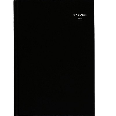 AT-A-GLANCE 2022 8.56" x 12.25" Planner DayMinder Black 481-225-22