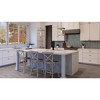 Urban Ambiance Luxury Modern Farmhouse Pendant 19.375''H x 10.375''W,  Brushed Nickel Finish,  Ballina Collection, UHP3952 - 2 of 4