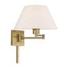 Livex Lighting 1 - Light Wall Light in  Antique Brass - 4 of 4