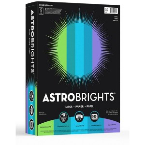 Astrobrights Colored Paper, 8-1/2 x 11 Inches, Assorted Cool, Pack of 500 - 1 of 4