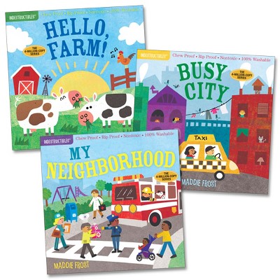 Workman Publishing Company Indestructibles Community Picture Books - Set of 3