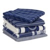 Design Imports  Foodie Everyday Dishtowel & Dishcloth Set 5 Piece, Nautical Blue, Dt 18X28", Dc 13X13" - 2 of 4