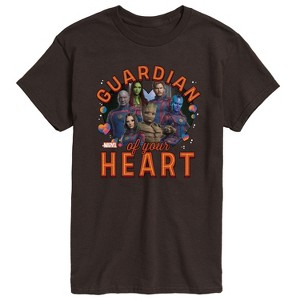 Men's - Marvel - Guardian Of Your Heart Valentine Short Sleeve Graphic T-Shirt - 1 of 4