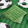 Blue Panda 100 Pack Soccer Party Disposable Paper Napkins for Sports Birthday, 6.5 x 6.5 In - image 2 of 4