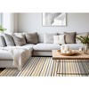 Rug Branch Contemporary Stripes Cream Indoor Area Rug - 2 of 4