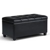 Sapphtopaz 33.3" Storage Bench Ottoman with Storage, Storage Organizer Ottoman Bench for Entryway Bedroom - 3 of 4