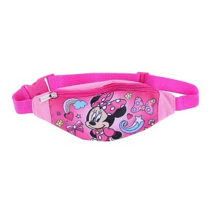 CTM Girl's Minnie Mouse Adjustable Fanny Waist Pack - 1 of 4