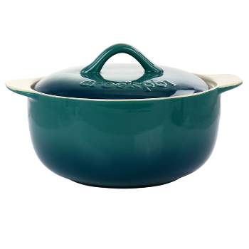  Crock-Pot Casserole Crock Mini Oval Slow Cooker, 2.5-Quart,  Blue White/ Trellis : Home & Kitchen
