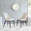 Set of 2 Viscount Dining Side Chair Fabric - Modway - 2 of 4