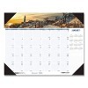 House of Doolittle Earthscapes Recycled Monthly Desk Pad Calendar Coastlines Photos 12-Month January 2026 to December 2026 Black Binding - 2 of 4