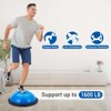 23in Balance Ball, 1600 lbs Half Exercise Ball with Nonslip Base, Inflatable Half Ball Balance Trainer, Stability Half Yoga Ball Strength Training - 3 of 4