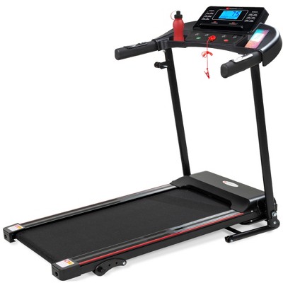 Best Choice Products Folding Treadmill with Manual Incline Fitness Workout Exercise Running Machine w/ Speakers - Black