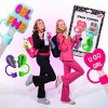 CharCharms 4pk Straw Toppers Pink - 3 of 4