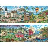 MasterPieces 500 Piece Jigsaw Puzzle - Hometown Gallery 4-Pack Americana Folk Art Set - 3 of 4