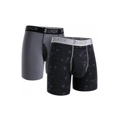 Men's Swing Shift 6 Inches Boxer Brief- Two Pack - 2UNDR