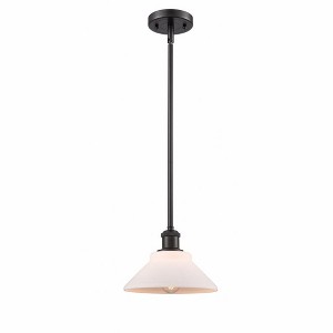 Orwell - 1 Light Stem Hung Mini Pendant In Industrial Style-8 Inches Tall and 8.38 Inches Wide - 1 of 1