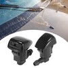 Unique Bargains Front Windshield Washer Nozzles Fit for Toyota Sienna Corolla with Hose Connector - Black Pack of 7 - 3 of 4