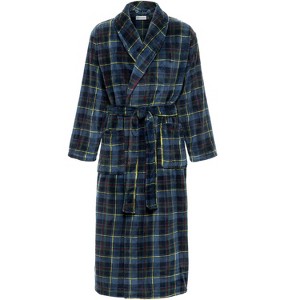 ADR Men's Ultra Plush Fleece Robe, Big and Tall Bathrobe - 1 of 4