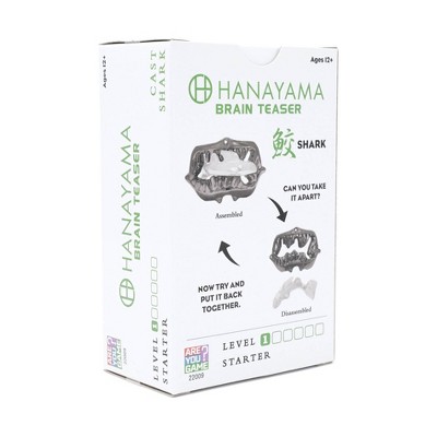 Hanayama Level 5 Cast Shark Metal Brainteaser Puzzle