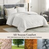Amelie Home Soft Jacquard Comforter Set, Cozy All Season Bedding with Elegant Windowpane Texture - 3 of 4