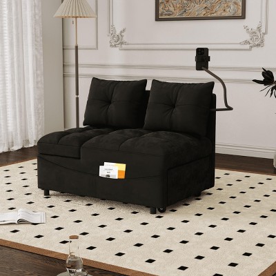 MAYEERTY Versatile Foldable Sofa Bed 3 Lengths with USB & Swivel Phone Stand